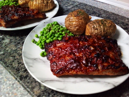 Air Fryer Hassleback Potatoes recipe, eat well on universal credit