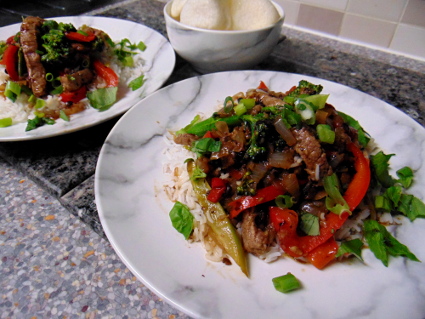 Stir fried Beef in Black Bean Sauce recipe, eat well on universal credit