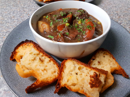 Braised Beef Skirt recipe, eat well on universal credit