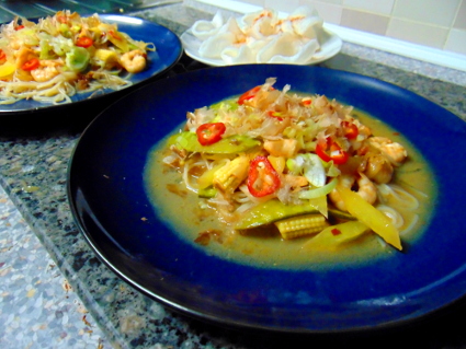 King Prawn and Jellyfish Stir-Fry recipe, eat well on universal credit, asian recipes