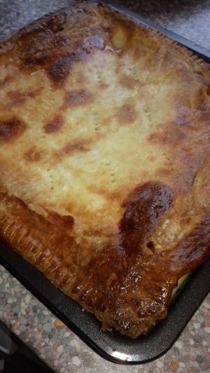 Chicken, Chorizo & Leek Pie recipe