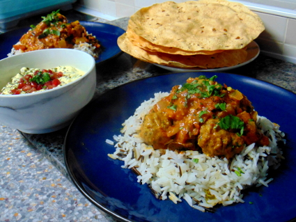 Sausage Meatball Curry, recipe, eat well on universal credit