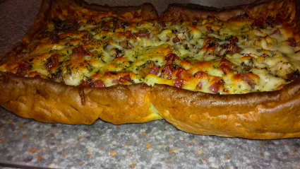 Giant Yorkshire Pudding Pizza - Why not?