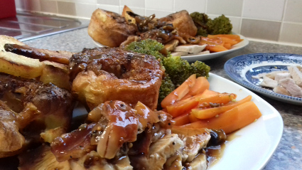 Butter Basted Turkey Dinner