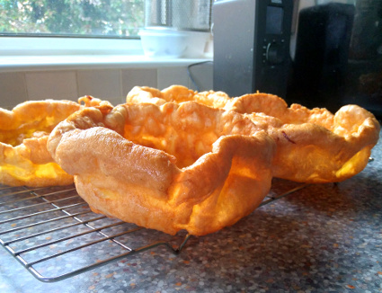 Gluten Free and Dairy Free Yorkshire Puddings recipe, eat well on universal credit