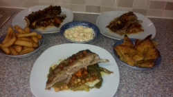 Marinated Rack of Lamb with Bean Cassoulet recipe